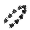 Rain Chain 3.3ft Decorative Rain Catch  Chain for Gutt s Outside Rain Gutt  Downspout Aluminum Alloy Black