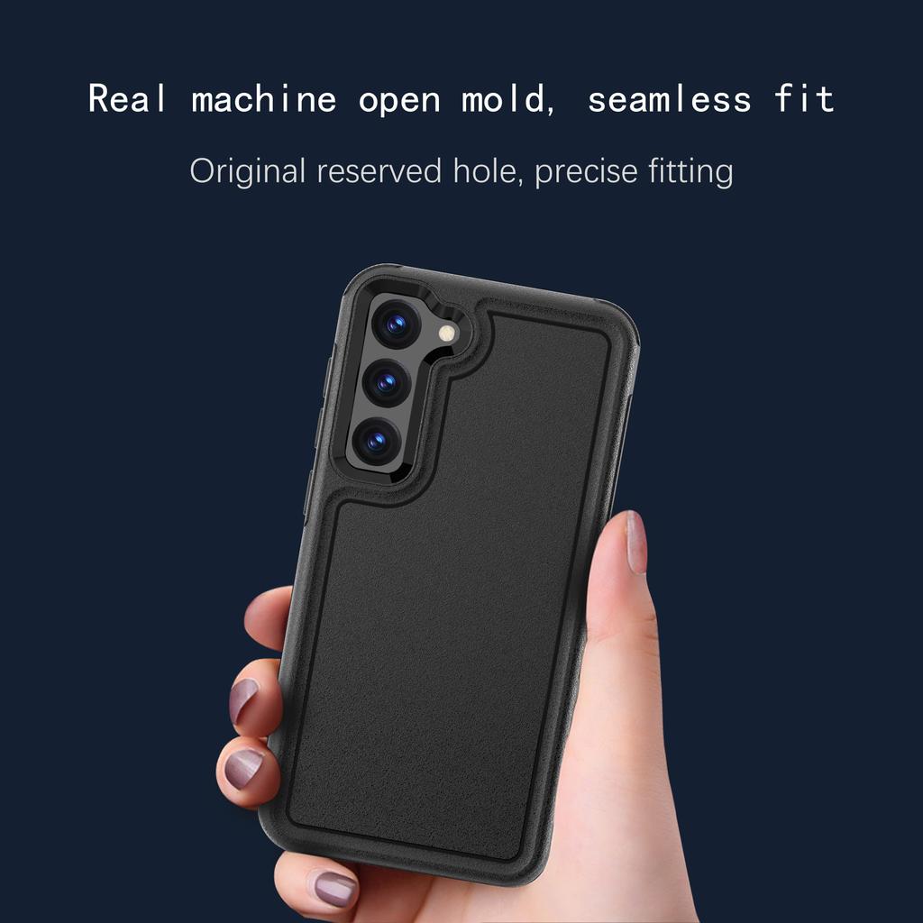 Non-Slip Fitted Armor Case for Samsung Galaxy A55 A 55 5G S24 Ultra S23 Plus S22 Dual Layer 2 In 1 Phone Accessories Covers