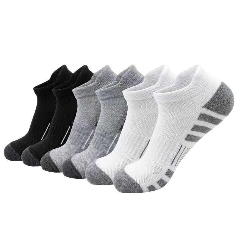 Spot Cross-border Odor-resistant Sweat-absorbent Short Running Socks for Sports