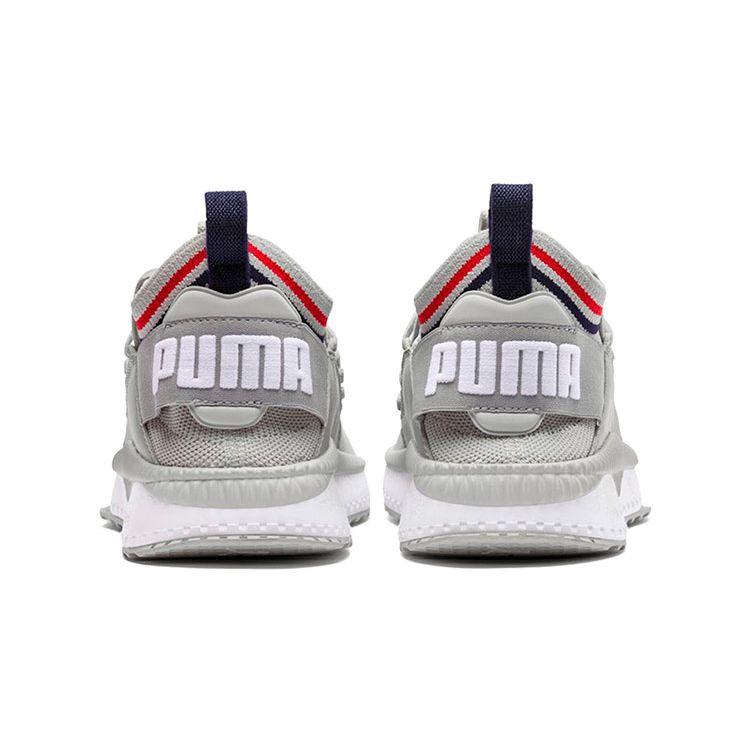 Puma Evolution Tsugi Jun Sport Stripes Low Top Sneakers Men Sneakers Gray White 367519-02