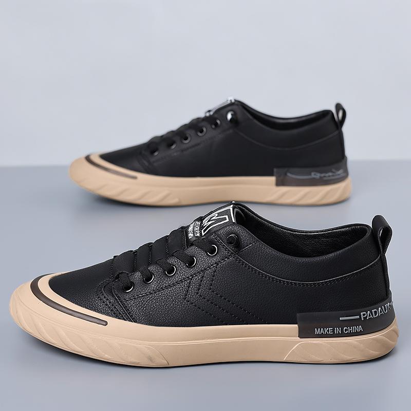High Quality Brand Men's Genuine Leather Casual Shoes Anti Slip Sports Shoes Men's Outdoor Flat Shoes Office Commuting Shoes