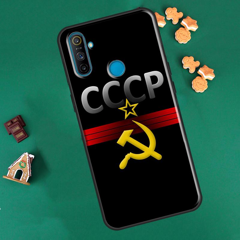 USSR Flag Soviet Union For OnePlus 9R 8T Nord2 9 10 Pro Case For OPPO Realme 9i 8i 8 Pro GT Neo 2 GT Master Cover