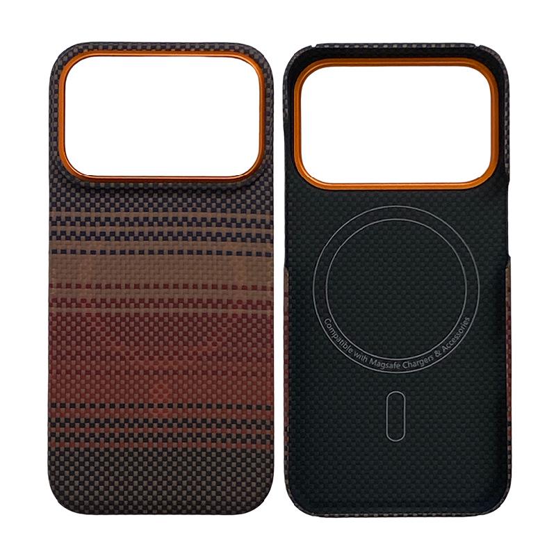 iPhone 17 Pro Kevlar Aramid Fiber Magnetic Case - Fingerprint Resistant