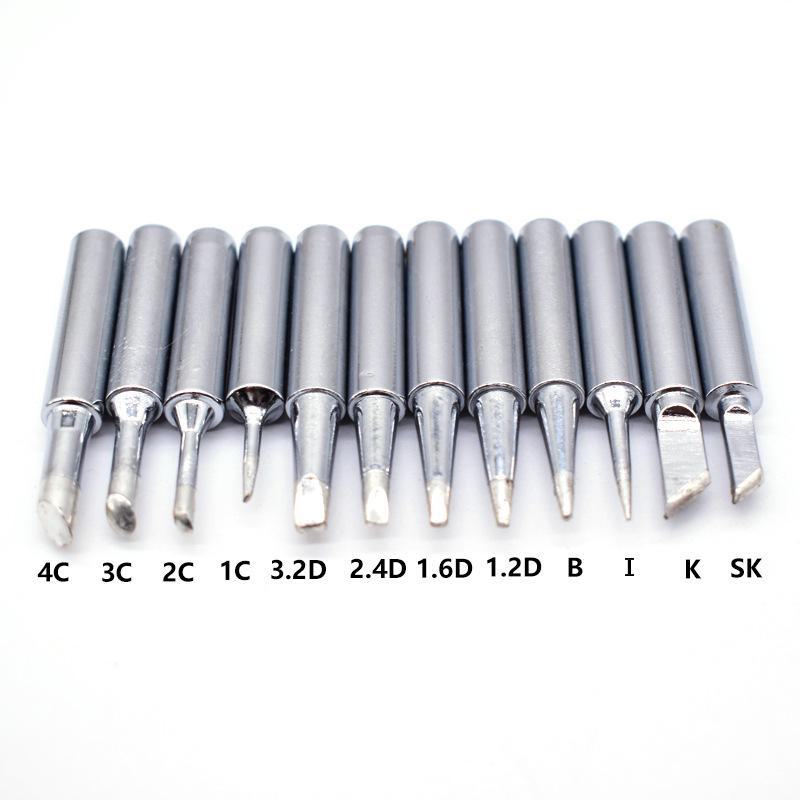 936 Soldering Iron Tips: Pure Copper Tips in 3, 5, 10, and 12-Pack Sets – Export Grade B.