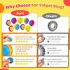 Fidget Spinner Ring Roller Sensory Relieve Stress Relief Toy Edc Fingertip Flywheel Massage For Children Funny Antistress Things