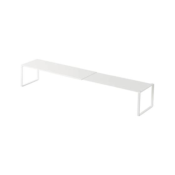 Yamazaki Jitsugyo (Yamazaki) Shoe Rack Medium Extendable Shoe Rack Frame White 2572
