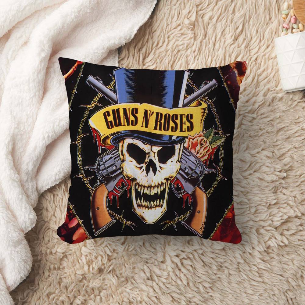 

GGuns N RRoses Personalized picture text home decorative pillows Household Gifts xcm 30x30 cm