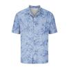 Men's Vintage Button Down Bowling Shirts Shhort Sleeve Summer Beach Shirt