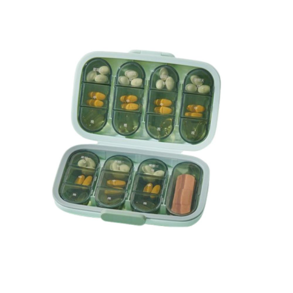 Large Capacity Pill Case 21/22 Grids Medicine Storage Containers Medicine Divider Case  Outdoor