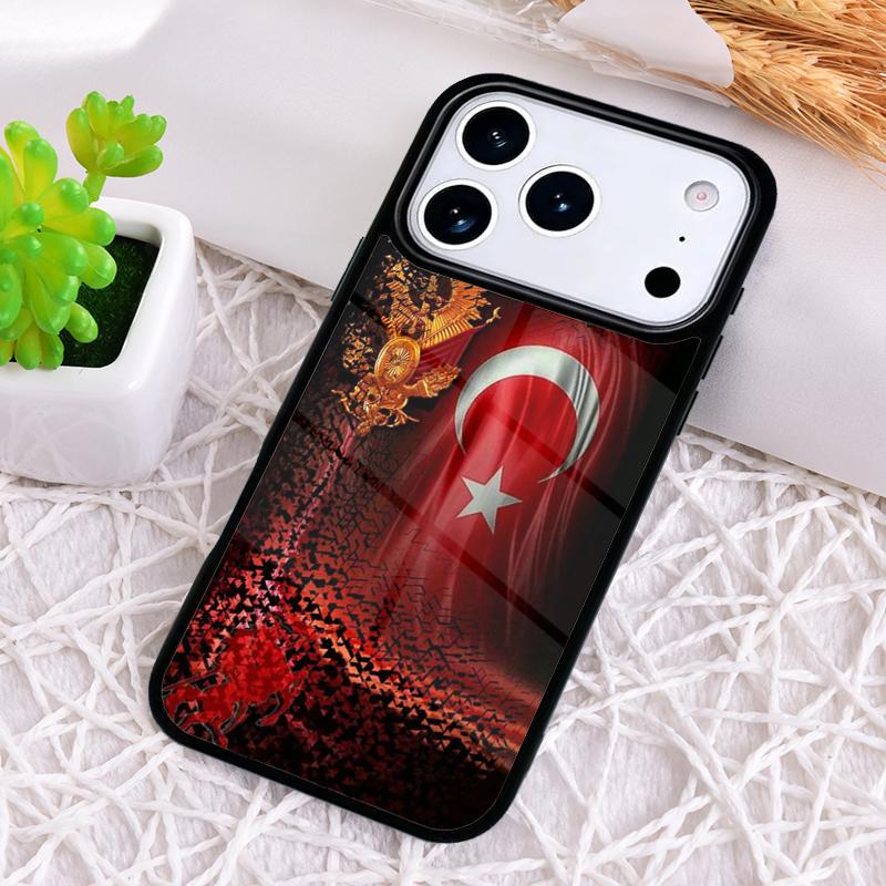 Turkey Turkish Flag Shockproof Phone Case for iPhone 17 Air 16e 15 11 12 14 13 Pro Max Cover Coque