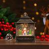 Christmas Lantern Music Box Desktop Night Light Holiday Decoration Gift for Party/Home