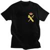 Custom Emblem Of The Spanish Civil Guard Tshirt for Men Short Sleeve Leisure T Shirt Loose Fit Pure Cotton Tees Gift Idea