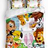 Chemical Experiment Cartoon Duvet Cover Bed Bedding Set Double Home Textile Quilt Cover Pillowcases Bedroom Bedding Set No Sheet