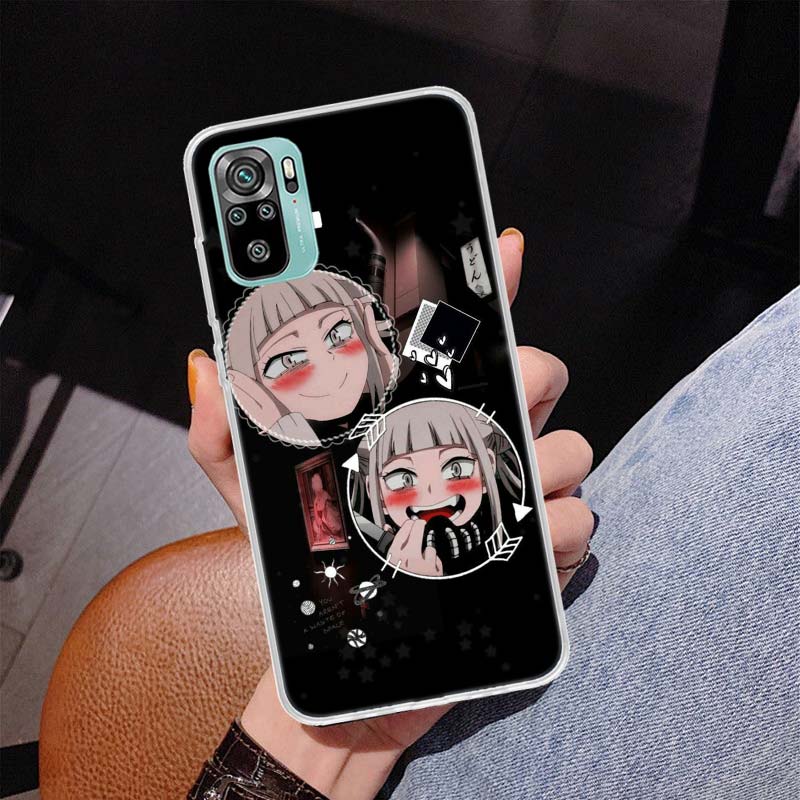 Anime Himiko Toga Waifu Cover Phone Case For Xiaomi Redmi Note 10 Pro Max 10S 9 9S 9T 8 8T 11T 11S 11 5G 11E 7 6 5 4X Coque