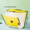1PC twill portable accordion bag, 13 layers of large-capacity folders, easy to classify and store files.