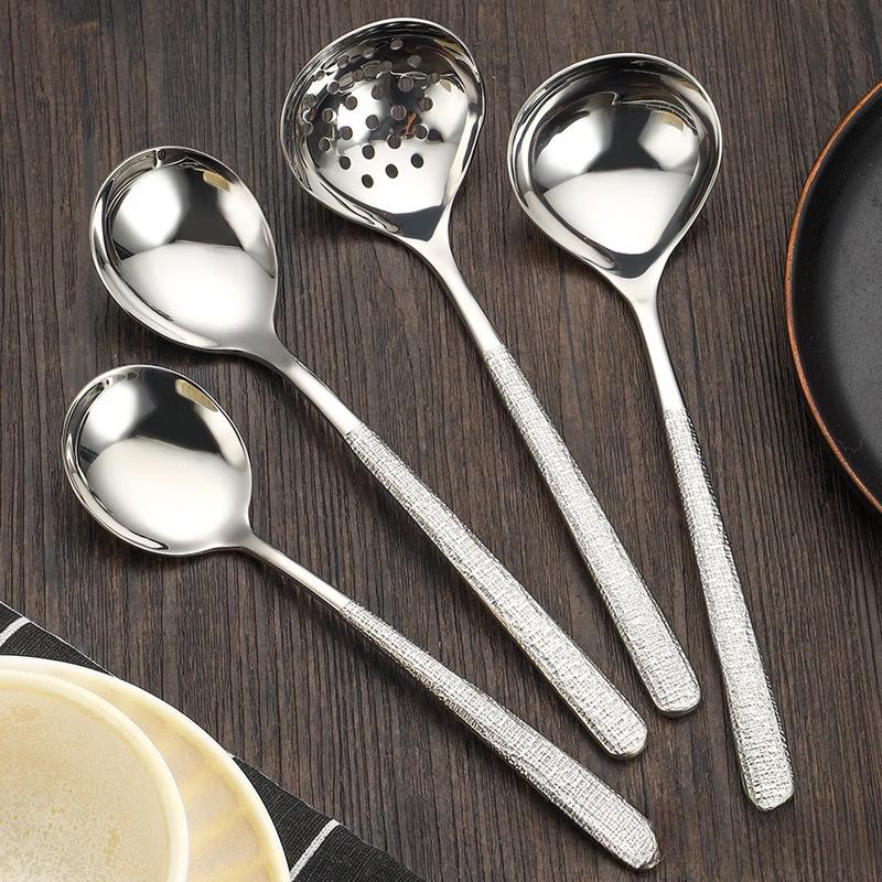 Ru Han Stainless Steel Hammered Fabric Cutlery Set