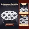 High Foot Steamer Basket Folding Steam Grid Steamer Cooking Accessories Steaming Plate  Kitchen
