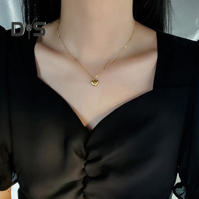 Heart Necklace for Women Gold Plated Love Heart Pendant Necklace Jewelry Love Gift for Wife Girlfriend Mother