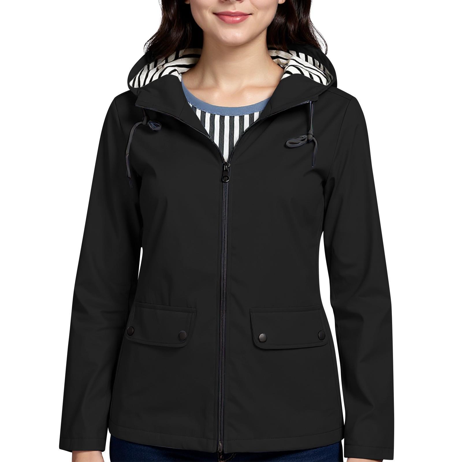 

Женская модная повседневная однотонная водонепроницаемая куртка-шорты для активного отдыха и пеших прогулок XL чёрный