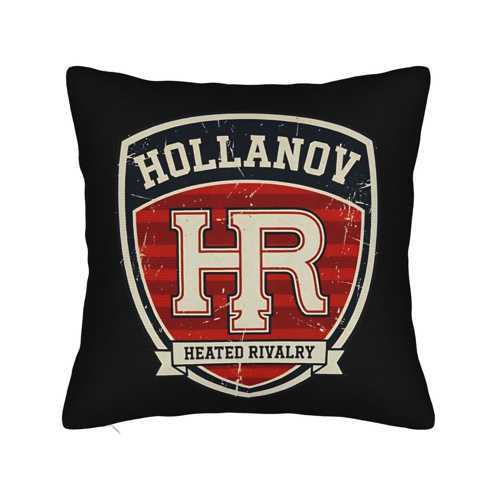 Heated Rivalry Hollander Queer Hockey Square Pillow Cases Cushion Cover Custom Polyester Decorative Pillowcover for Bed xcm