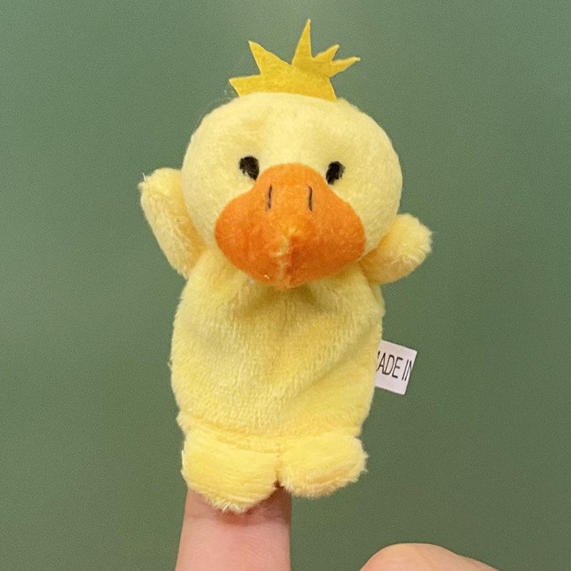 

Милый мультяшный набор пальчиковых кукол-животных - плюшевые куклы «Мышь и кролик» About 8cm