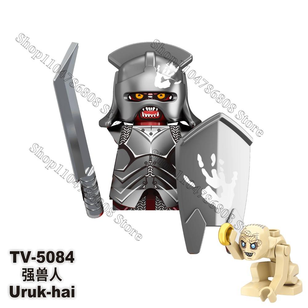 

Аниме-фигурка Властелин колец Урук-хай Боромир ОРКИ модель строительные блоки детский подарок кирпичные игрушки
