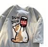 T Shirt Cat Chinoiserie Style Funny Summer Retro Trend Cartoon Kitten Tops Tee Tshirt Unisex Design Lovers Casual Short Sleeved