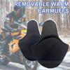 Motorcycle Helmet Earmuffs Detachable Winter Warm Ear Muffs Windproof Ear Covers 1 Pair Cold Weather Ear Pads For Women Men B7c3