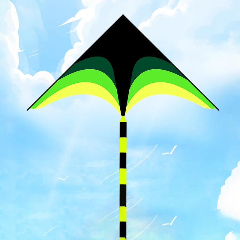 Kite Prairie Kite 1.2M Easy To Fly Adult Children Kite Triangle Kite Breeze Easy To Install