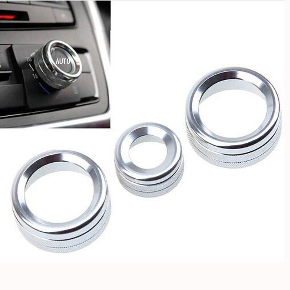 Eaglerich 3PCS/Lot Car Air Conditioner Dial Cover Switch Cover Knob Cover Adjustment Ring Air