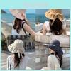 Sun Protection Womens Summer Bucket Hat With Large Brim For Face Shade And Uv Blocking