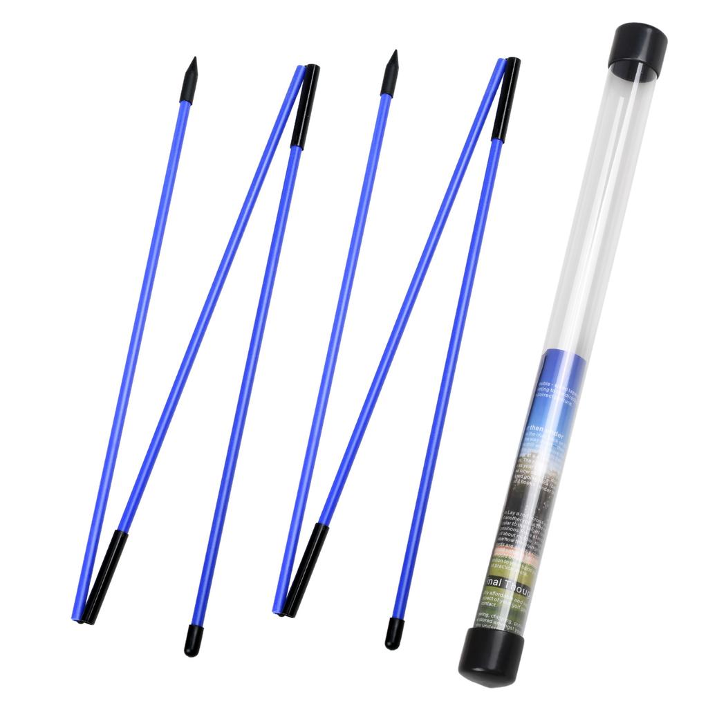 Golf Alignment Sticks 2 Sets 48inch Alignment Practice Rods Collapsible 6 Colors Golf Alignment Sticks Golf Swing Training Tools 5