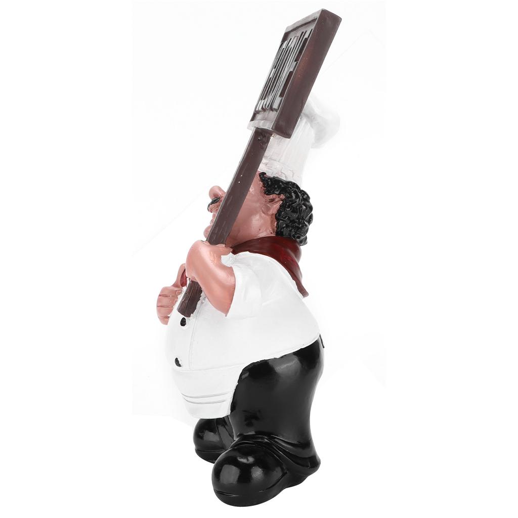 Chef Sculpture Mini Cute Chef Welcome Figurines Ornament for Kitchen Decorations Housewarming Gifts