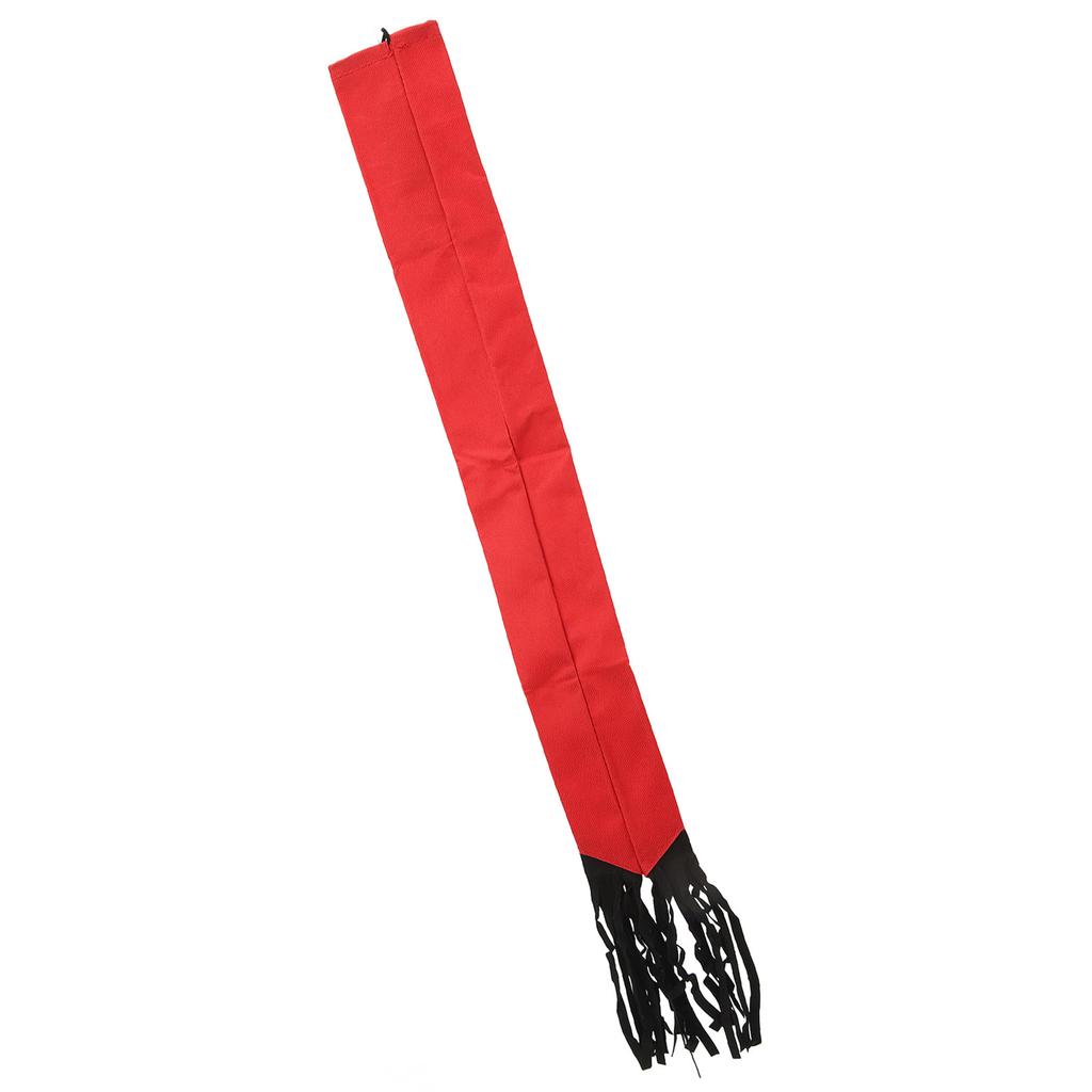 Horse Tail Bag Nonwoven Fabric Waterproof Breathable Horse Tail Protector Guard with Fringe Red