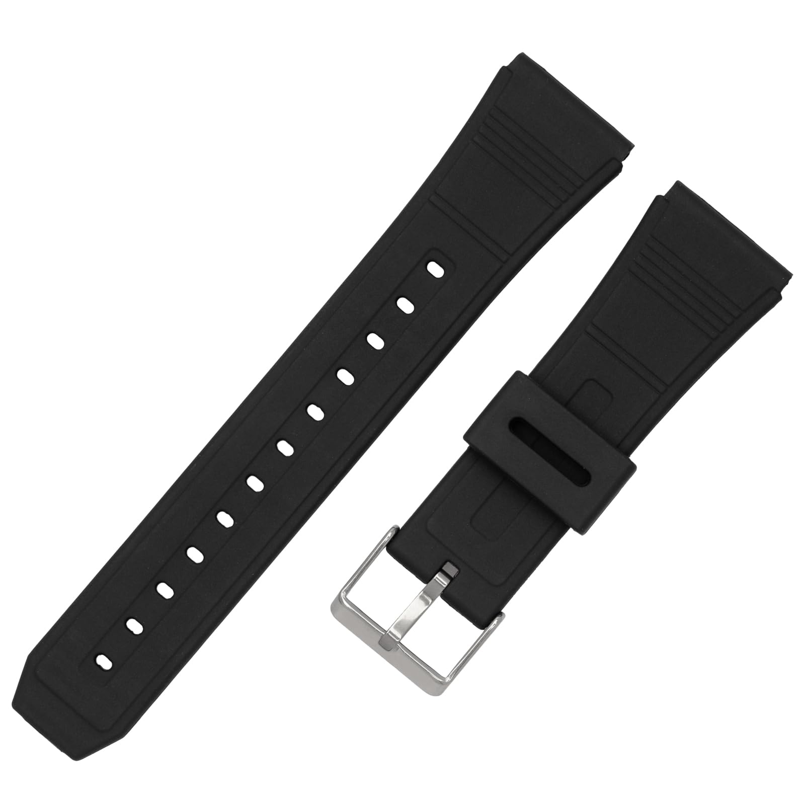 CREPHA Watch Strap 22mm Urethane with Buckle Black Sport Type [CREPHA] KU-30 чёрный