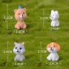Exquisite Mini Resin Dog Dolls 12 Style Ornaments Enhancing Your Gardens Aesthetic Appeal