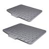 Multi Functional Silicone Sloped Drying Mat Heatproof Non Slip Pad Kitchen Sink Drying Mat for Kitchen Countertop Dishes