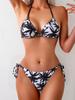 Women's Sexy Coconut Tree Print Bikini Swimwear - Summer New Arrivals