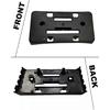 FASTCHE Front License Plate Frame Compatible with Chevy Malibu 2019 2020 2021 2022 2023 2024 2025 Front Bumper License Plate Holder Mounting Bracket