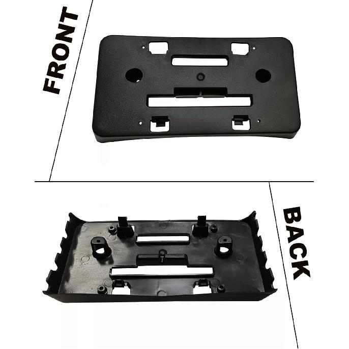 FASTCHE Front License Plate Frame Compatible with Chevy Malibu 2019 2020 2021 2022 2023 2024 2025 Front Bumper License Plate Holder Mounting Bracket