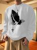 Men's Round-Neck Long-Sleeved Sweatshirt, Suitable for Daily Wear, Lightweight Sweatshirts, Outerwear for Fall and Winter Seasons