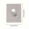 Faux Leather Mouse Pad Solid Color Simple Fashion Office Mouse Pad Home Office Student