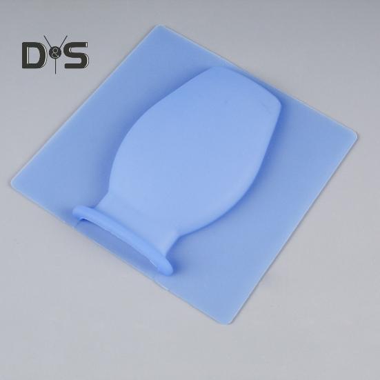 3/6Pcs Wall Mount Silicone Vase Reusable Self-Adhesive Home Office Indoor Refrigerator Window Wall Hanging Plants Flower Vase Sticker Decoration