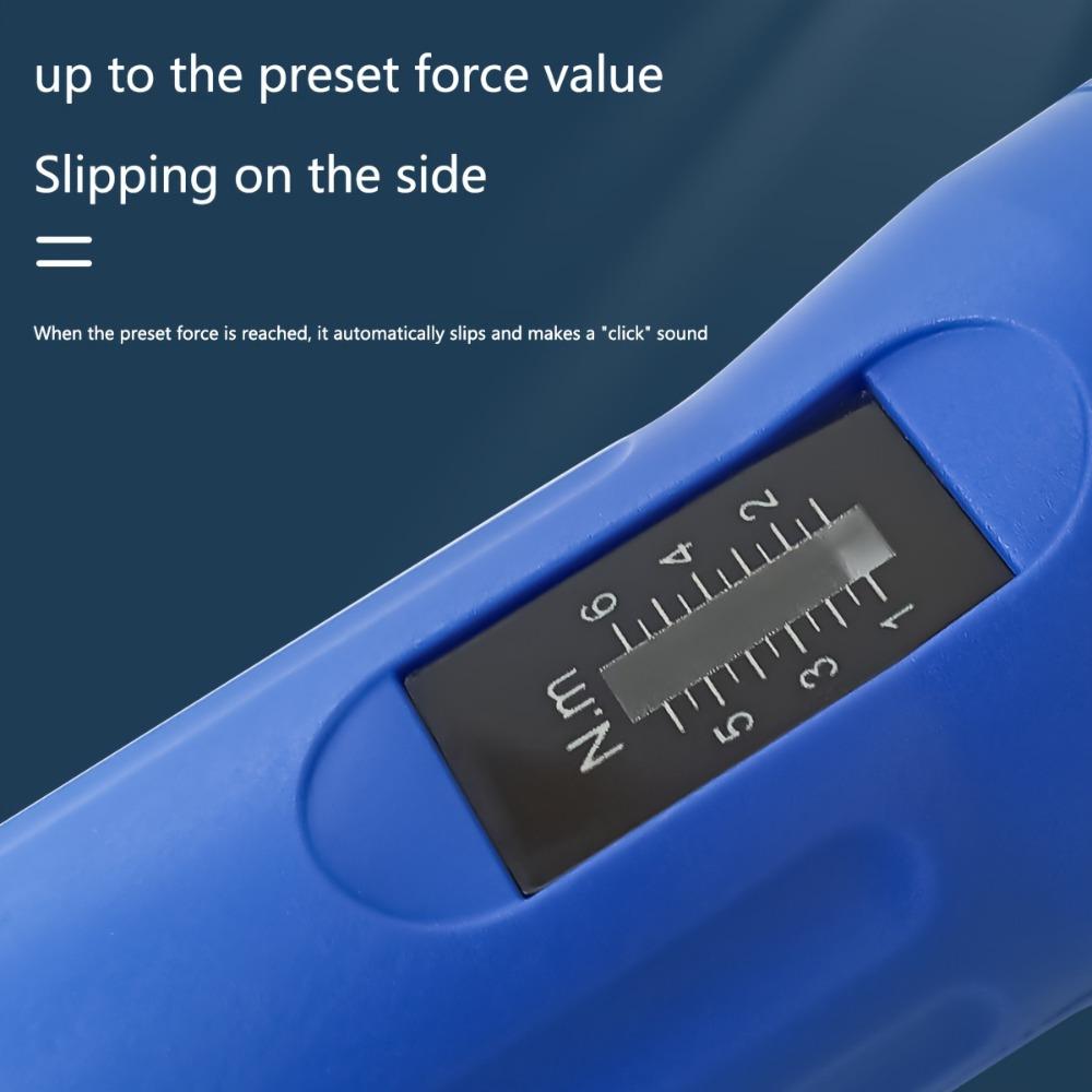 12 Preset Torque Screwdrivers 1-6Nm Adjustable High Precision Manual Wrench for Electrical Mechanical Repair Tool
