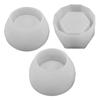 3 Pcs Handmade Round Bowl Hexagon Cup Dishes Resin Mold Fruit Tray Plate Jewelry Box Casting Mold UV Crystal Epoxy Molds