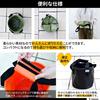 YAMAZEN Folding Bucket, Perfect for Camping, Outdoor Activities, Car Washing, Fishing, Waterproof Bag, Disaster Preparedness, Water Supply Bag, PVC