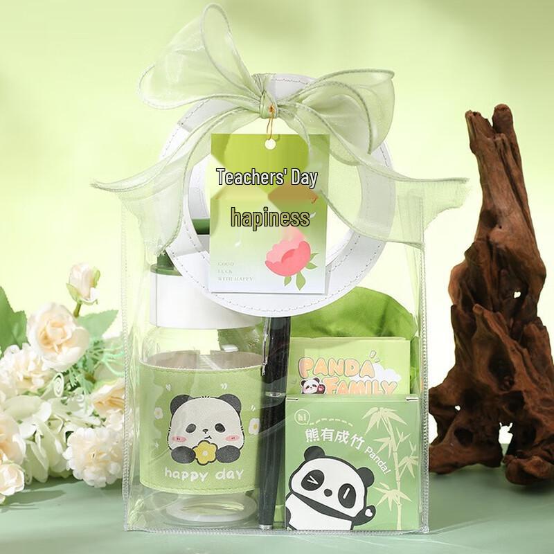 Teacher s Day Gift Set with Glass Mug, Pen, Book & U-Pillow