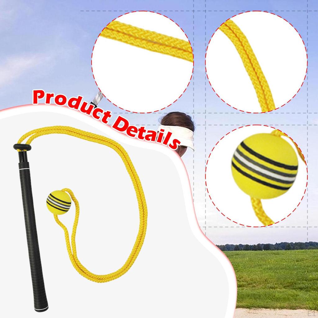 Golf Rope Swing Training Warm up Practice Equipment for Speed Strength Link Posture Correction