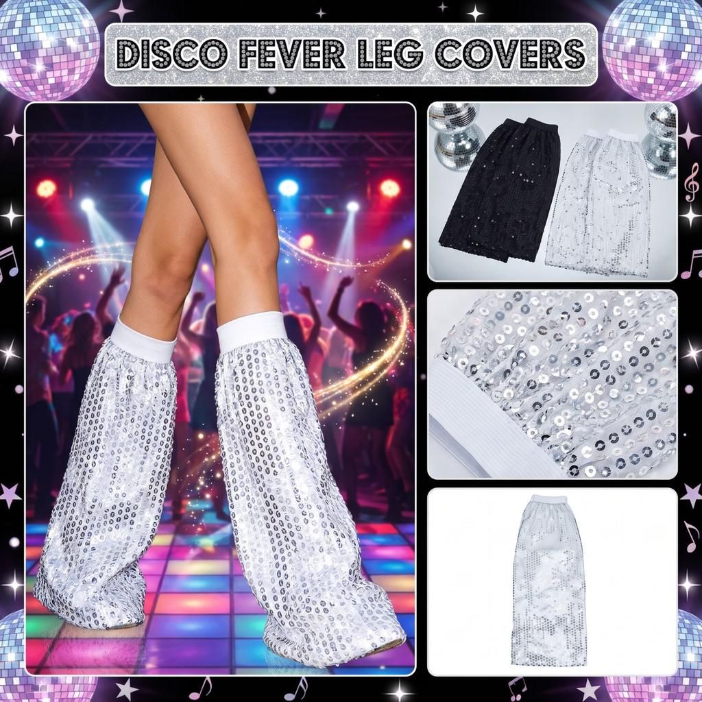 Sequin Leg Warmers for Party Costume and Dance Performance