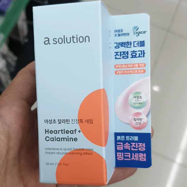 A-SOLUTION Heartleaf Calamine Calming Tok Serum 30ml